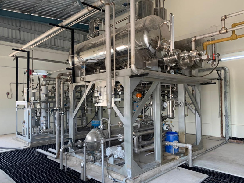 500 cubic meter alkaline water electrolysis hydrogen production project of a new energy company in India